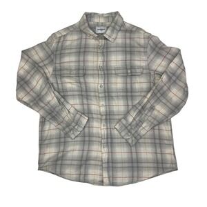 Goodfellow & Co Mens Standard Fit Long Sleeve Plaid Button Up Shirt Size L